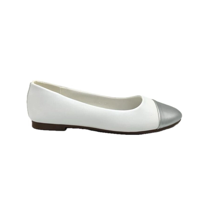 COD. SC102 BAILARINA WHITE  PUNTERA SILVER