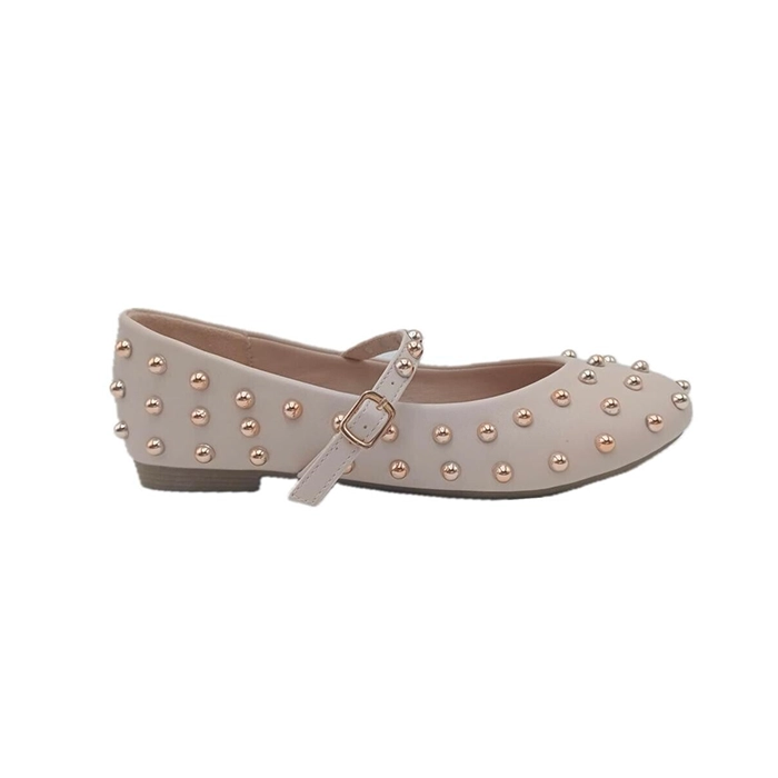 COD. V05 BAILARINA TACHUELAS BEIGE